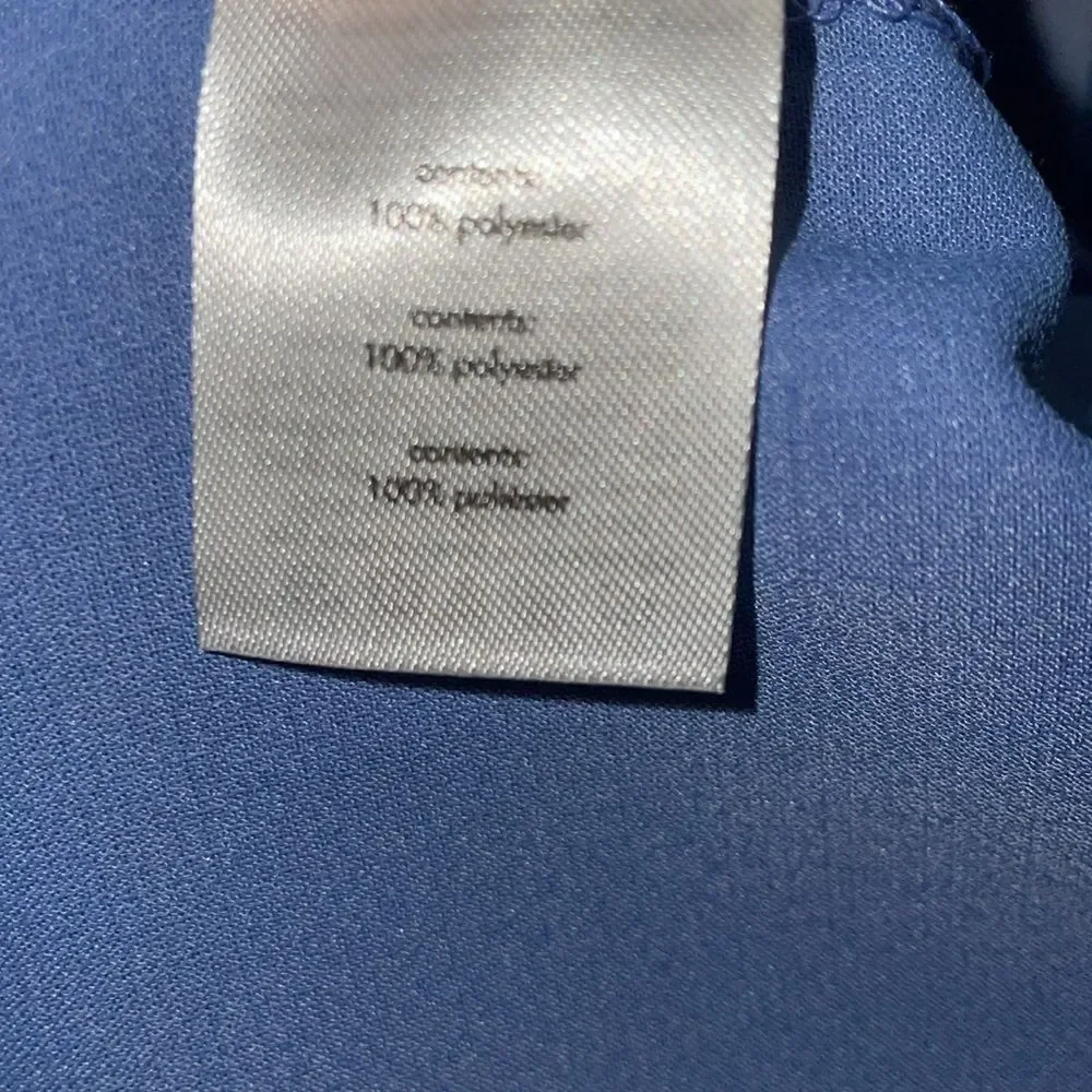 NWT Weworewhat slate blue satin charmeuse slip cowl midi dress spaghetti straps - Picture 13 of 14